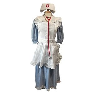 My Michelle Blue and White Nurse Costume
